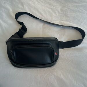 Kibou Fanny Pack Diaper Bag in Black